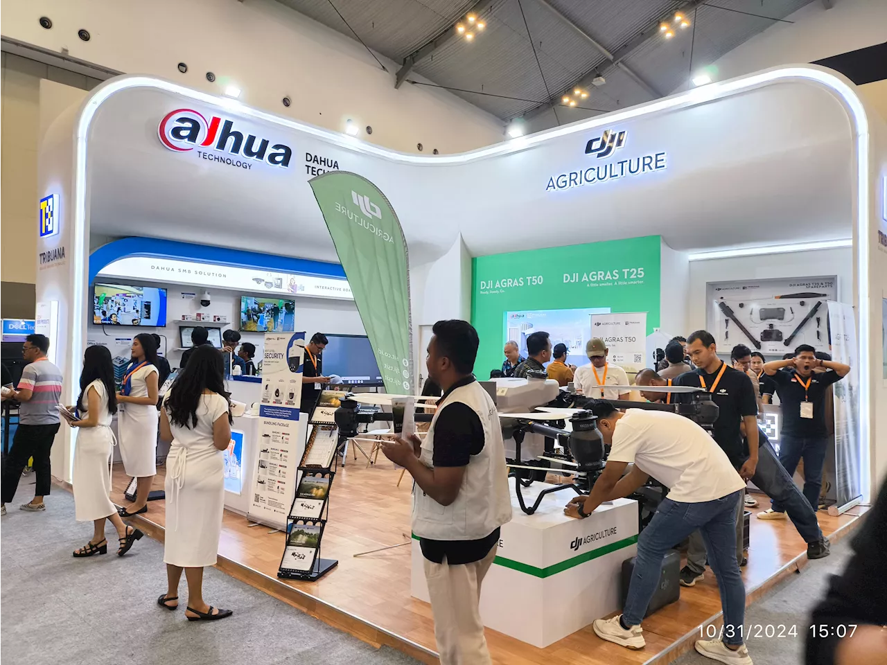 PT Tribuana Solusi Inovasi Teknologi Kenalkan Drone DJI & CCTV Dahua di Indocomtech 2024