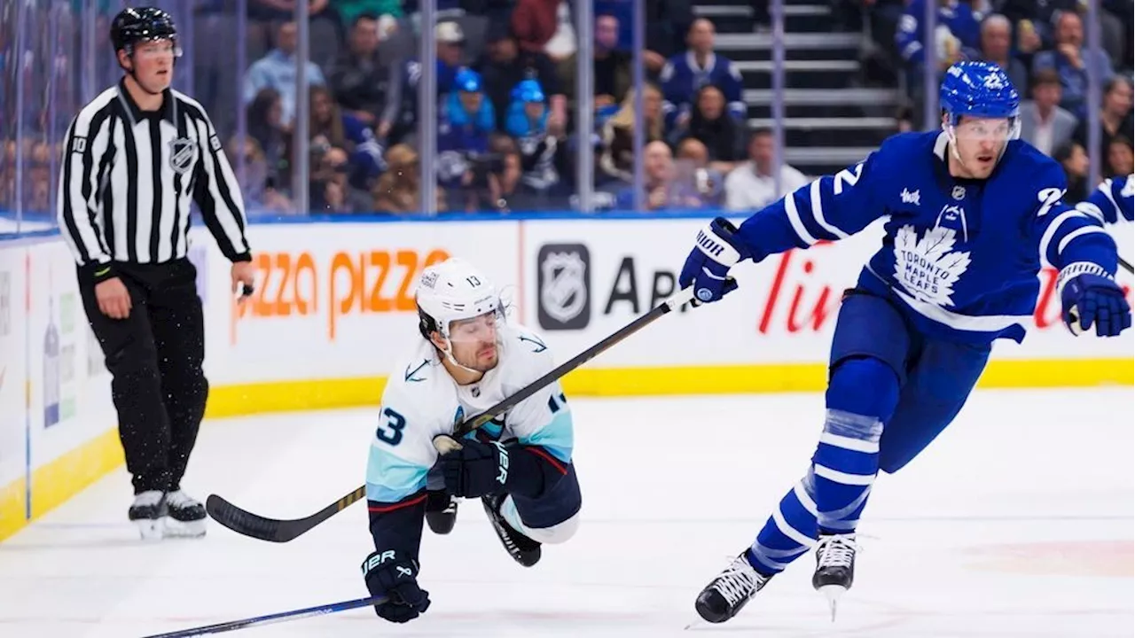 Kraken fall to Toronto Maple Leafs in 4-1 defeat