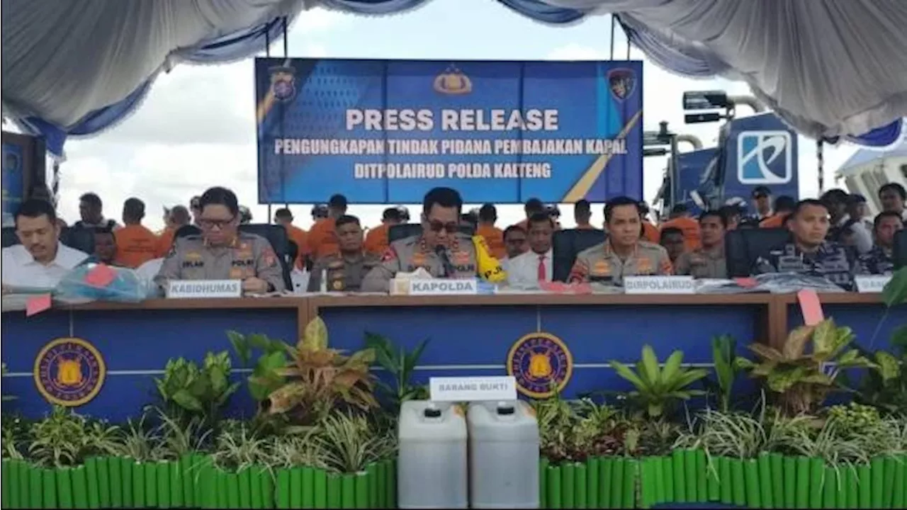 Polda Kalteng Beberkan Kronologi 14 Perompak Gasak Kapal dan Sekap ABK di Perairan Tanjung Malatayur