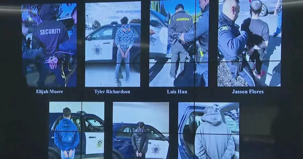 San Jose authorities announce seven arrests in organized sideshow investigation