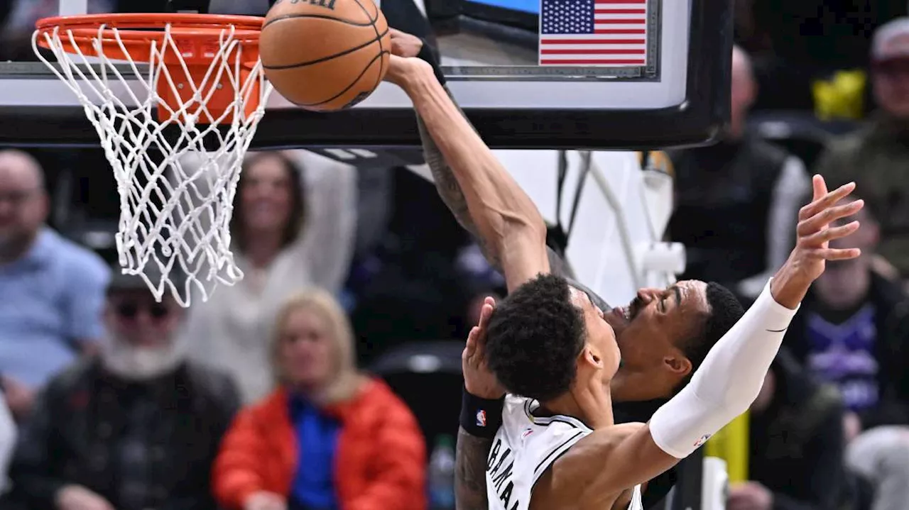 Spurs' Wembanyama reaches rare stat line in 106-88 win over Jazz