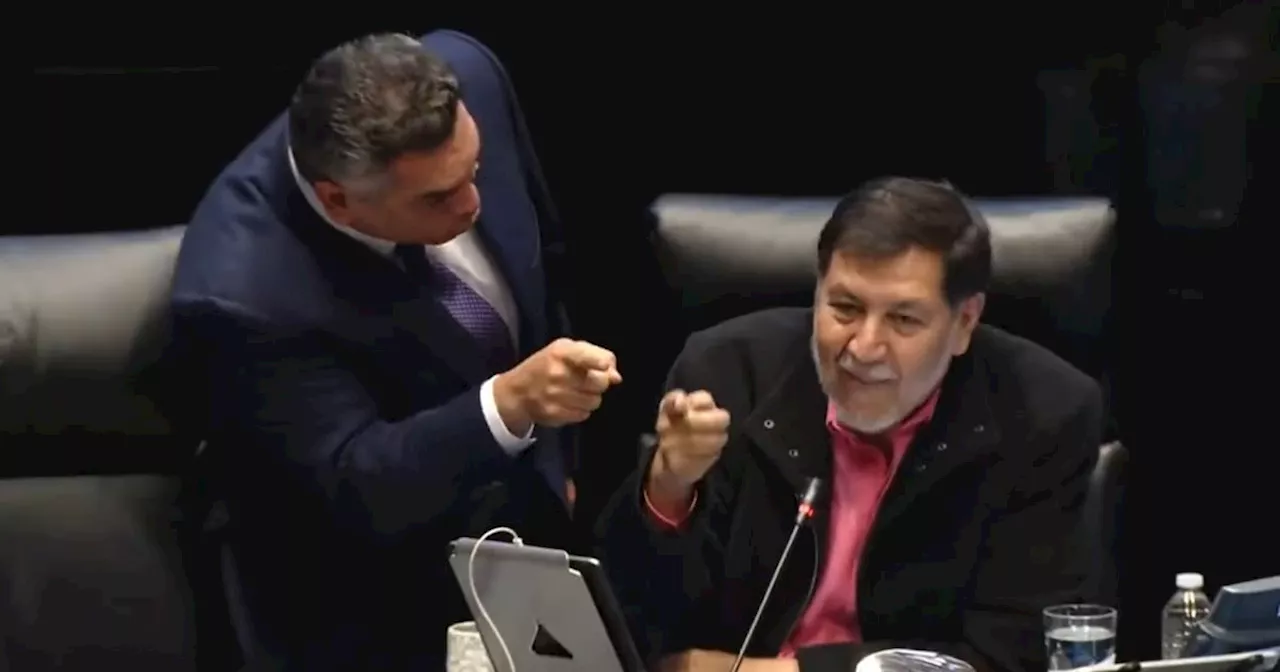 ‘Alito’ Moreno encara a Fernández Noroña en el Senado: ‘a mi no me grites’