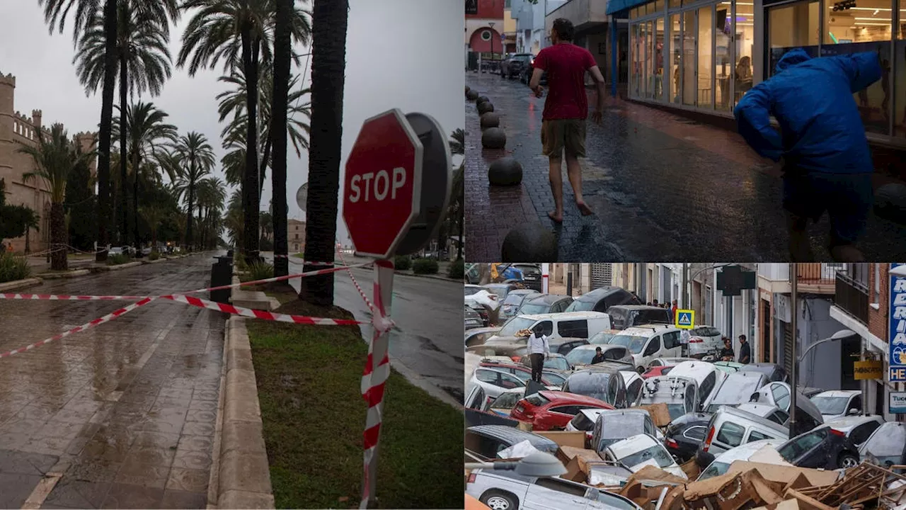 Majorca on lockdown as tourist hotspot faces flooding horror after storm kills more than 200