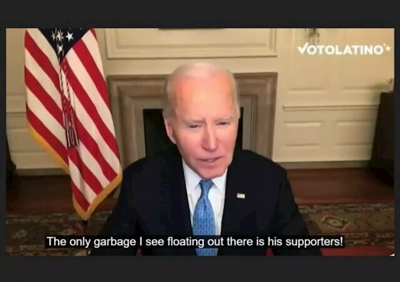 Report: White House Changed Biden’s ‘Garbage’ Comment About Trump Supporters