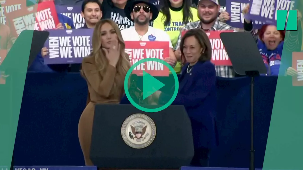 Présidentielle américaine 2024 : Jennifer Lopez était aux côtés de Kamala Harris à Las Vegas