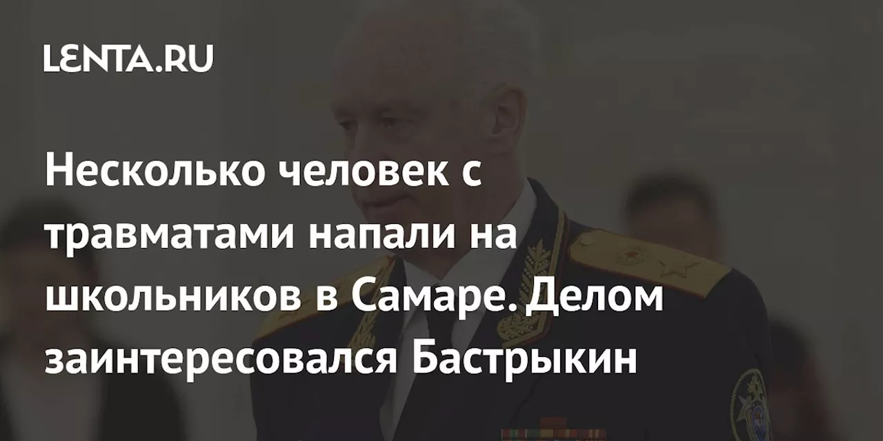 Несколько человек с травматами напали на школьников в Самаре. Делом заинтересовался Бастрыкин