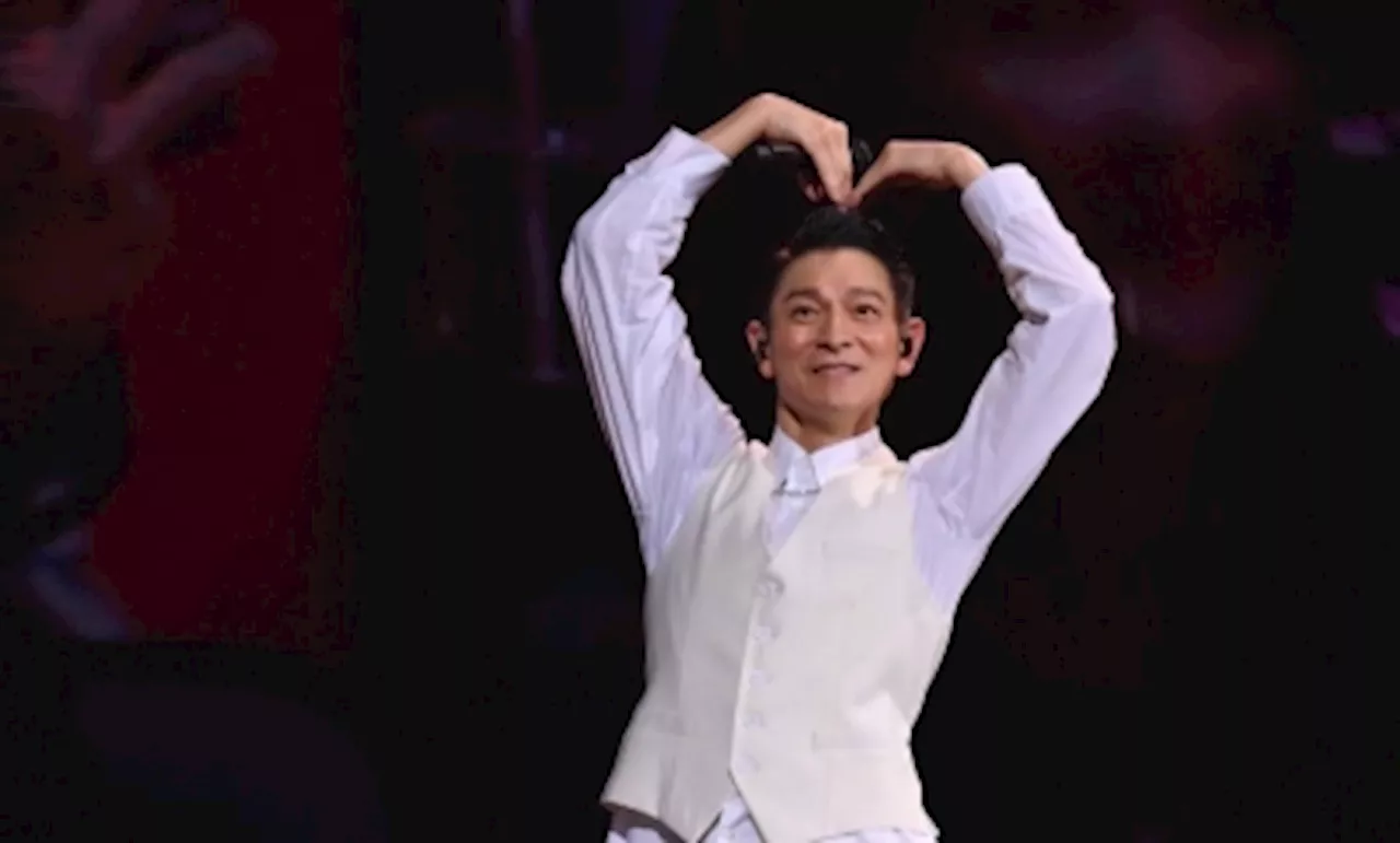 Hong Kong superstar Andy Lau's Taipei concert scheduled for last night postponed to tomorrow due to Typhoon Kong-rey