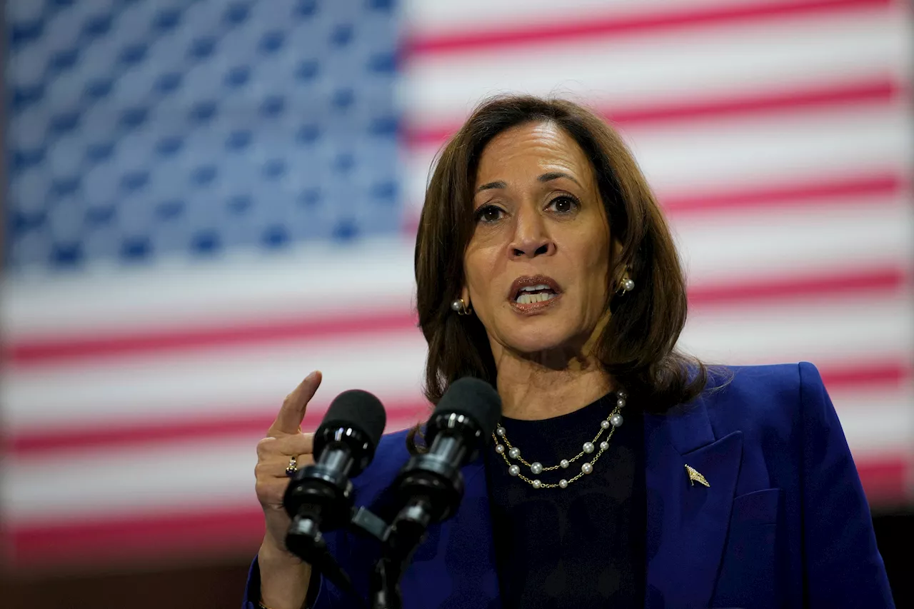 Kamala Harris says Trump's comment on women 'is offensive to everybody'