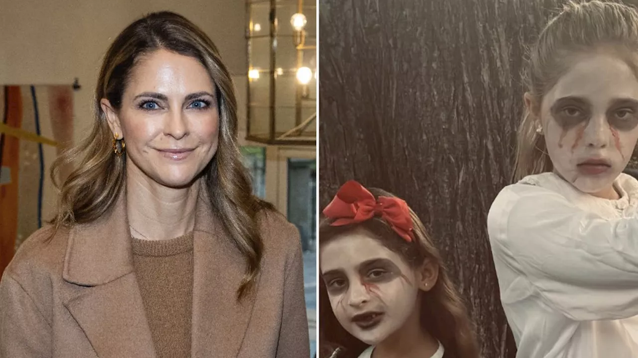 Princess Madeleine of Sweden Posts Chilling Halloween Photo of Her Two Daughters in Costume