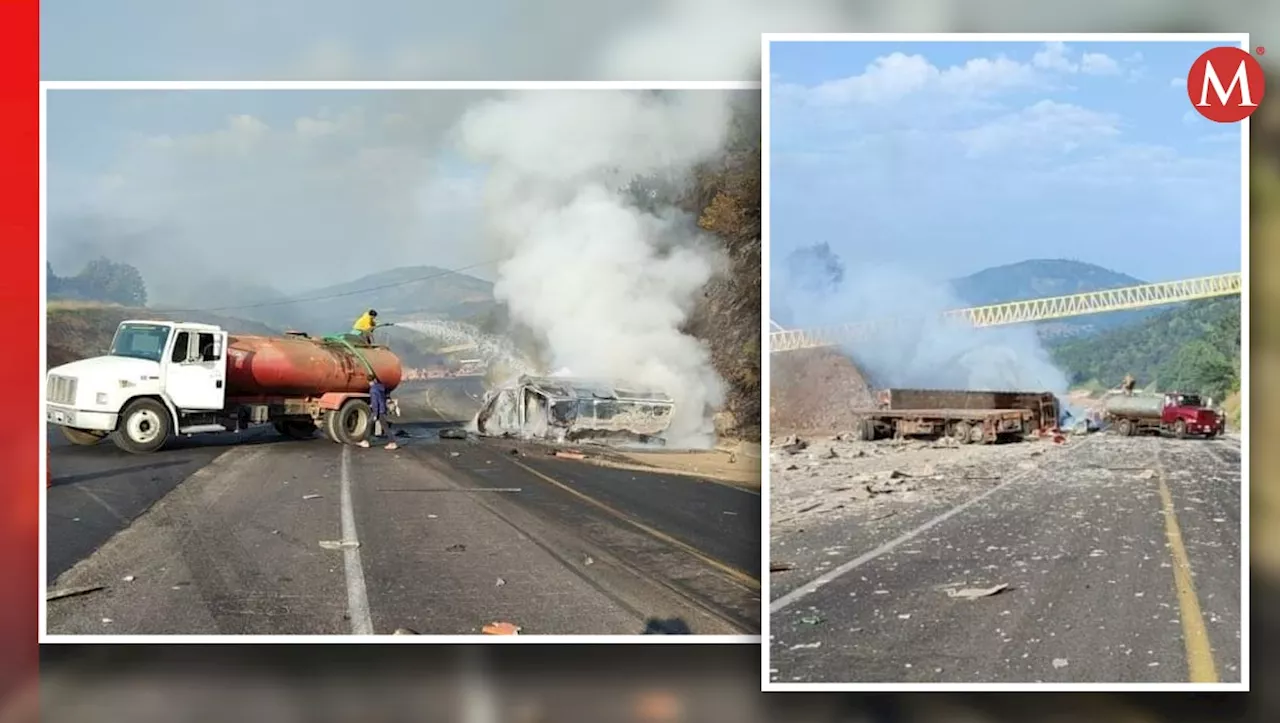 Accidente en Autopista Siglo XXI deja 7 muertos y un herido en Michoacán