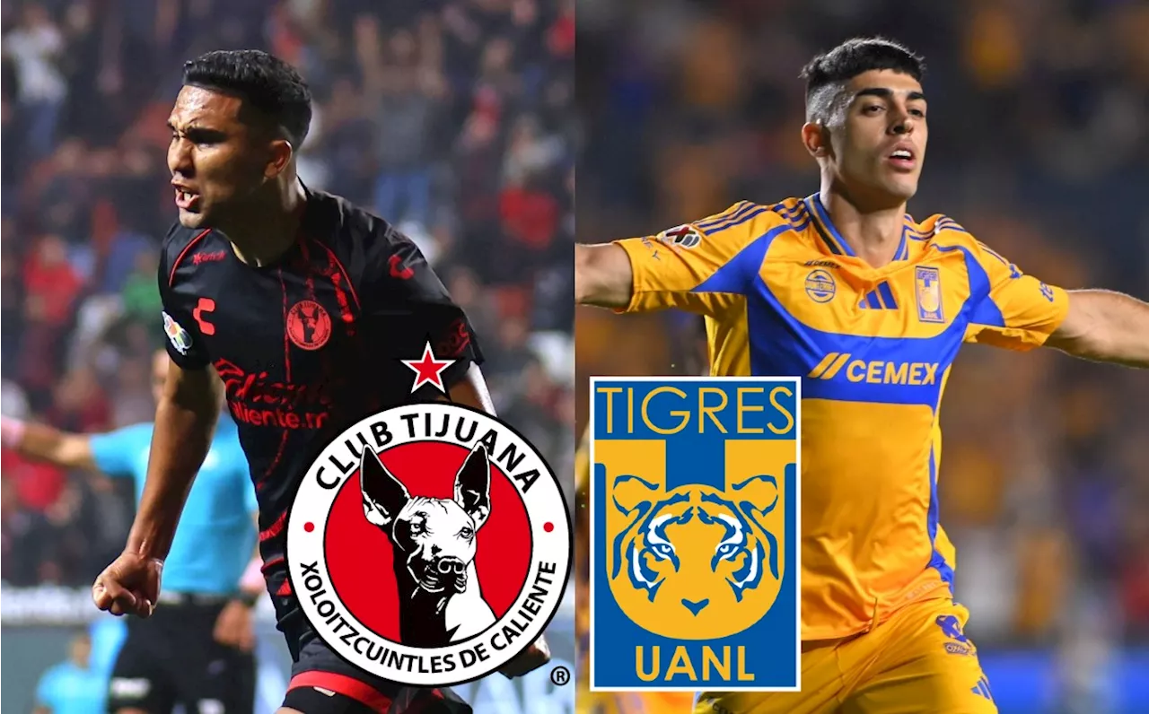 Tijuana vs Tigres: ¿Dónde y a qué hora VER partido HOY de la Liga MX 2024?