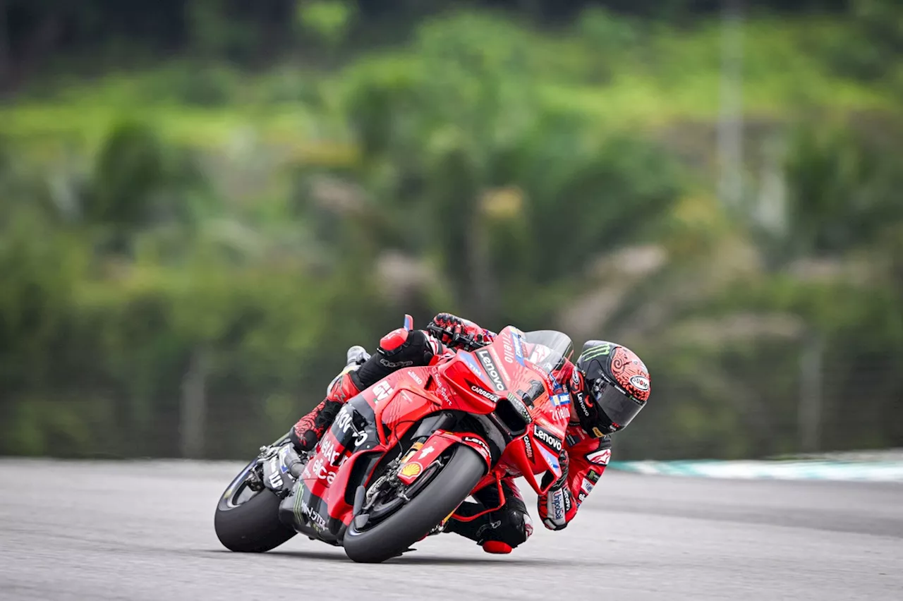 MotoGP Malaysian GP: Bagnaia sets early pace with FP1 scorcher