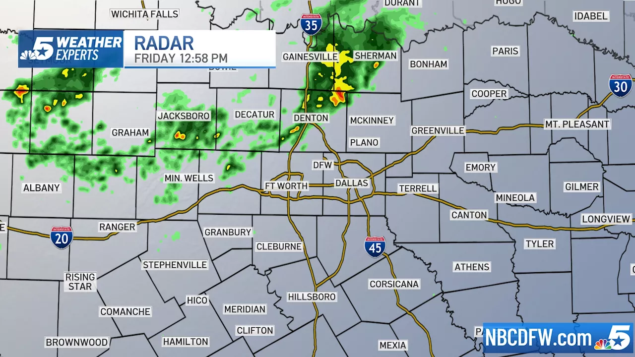 LIVE RADAR: Scattered showers possible, better chance of rain this weekend