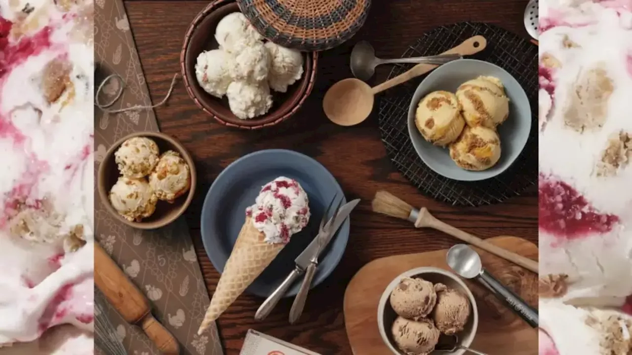 Turkey stuffing ice cream — it has cranberry, too — is back at Salt & Straw