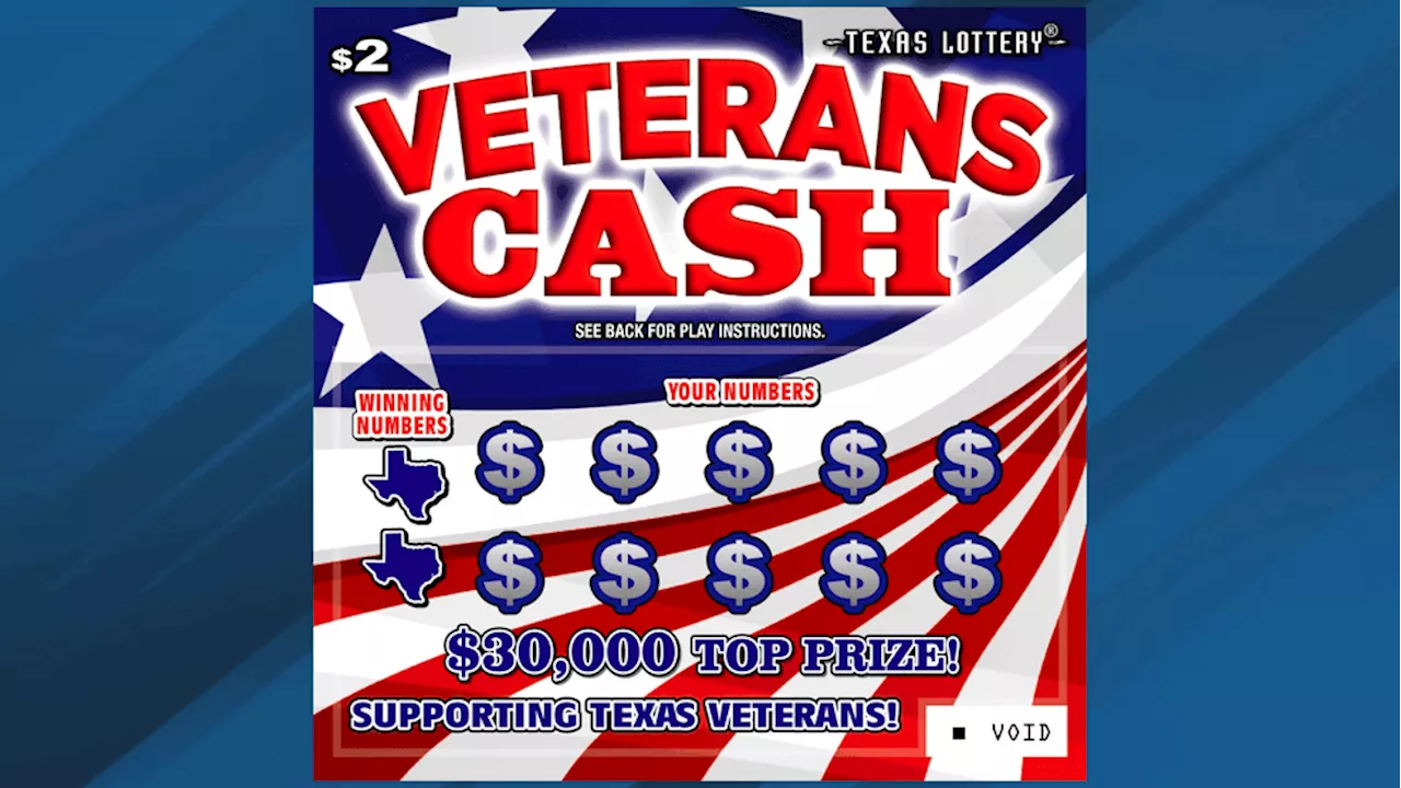 Texas Lottery generates $250 million for Texas Veterans and families in 15 years