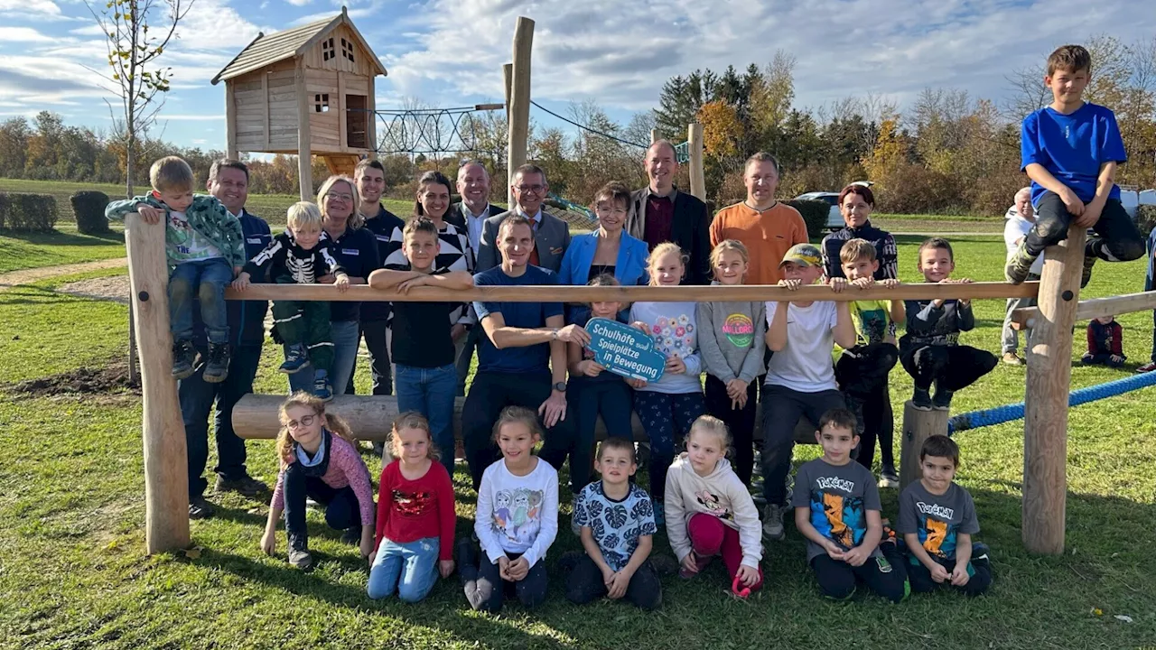 Eröffnung in Ungerndorf: „Besonders gelungener Spielplatz!“