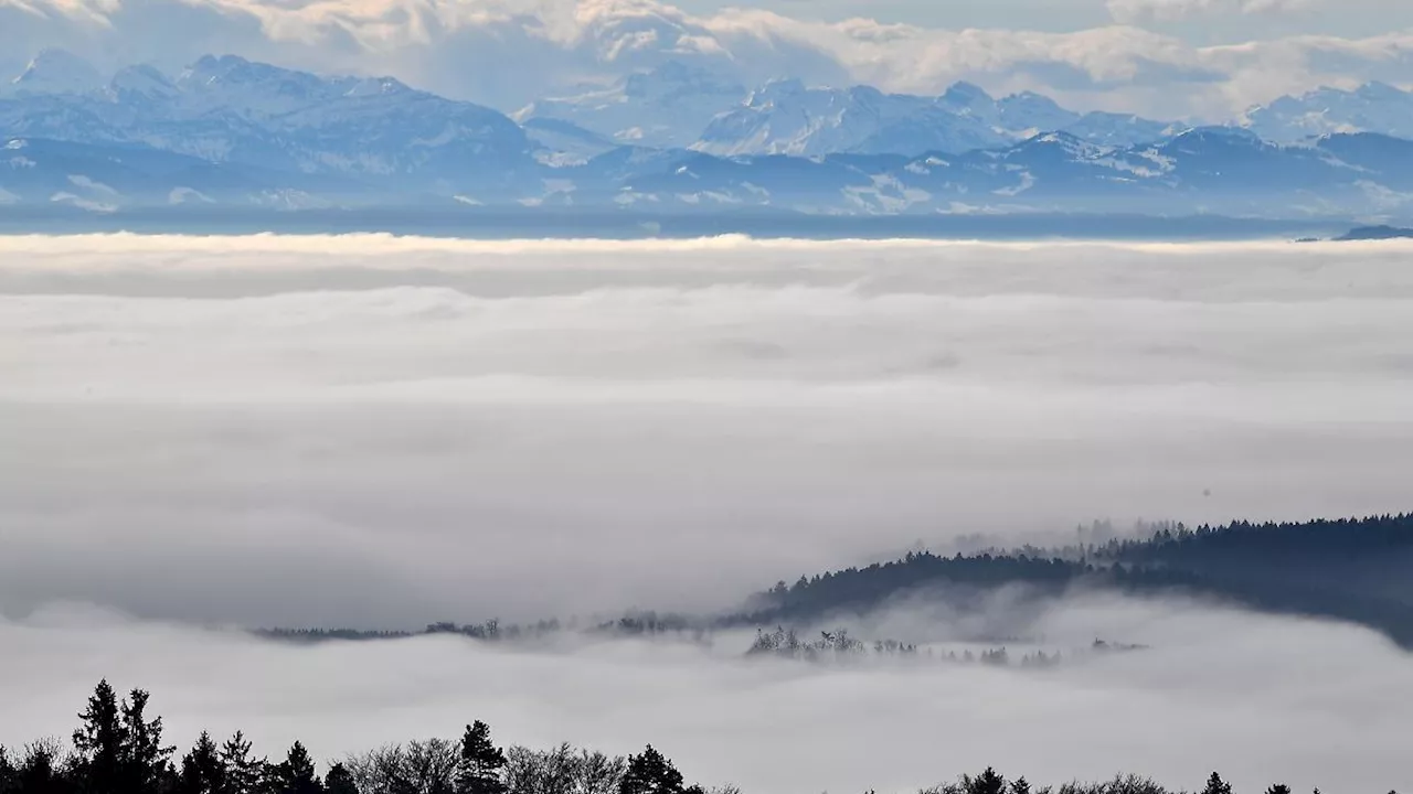 Bayern: Sonne in den Bergen, Nebel im Tal - November beginnt mild