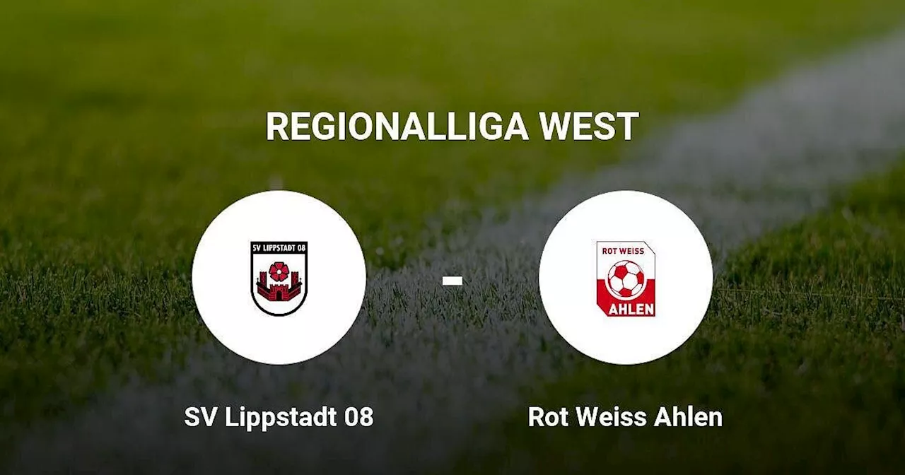 Das Team des SV Lippstadt 08 gegen den Rot Weiss Ahlen trennen sich unentschieden