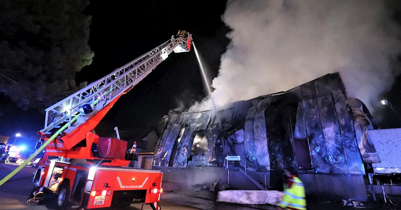 Millionenschaden nach Großbrand in Bad Driburg