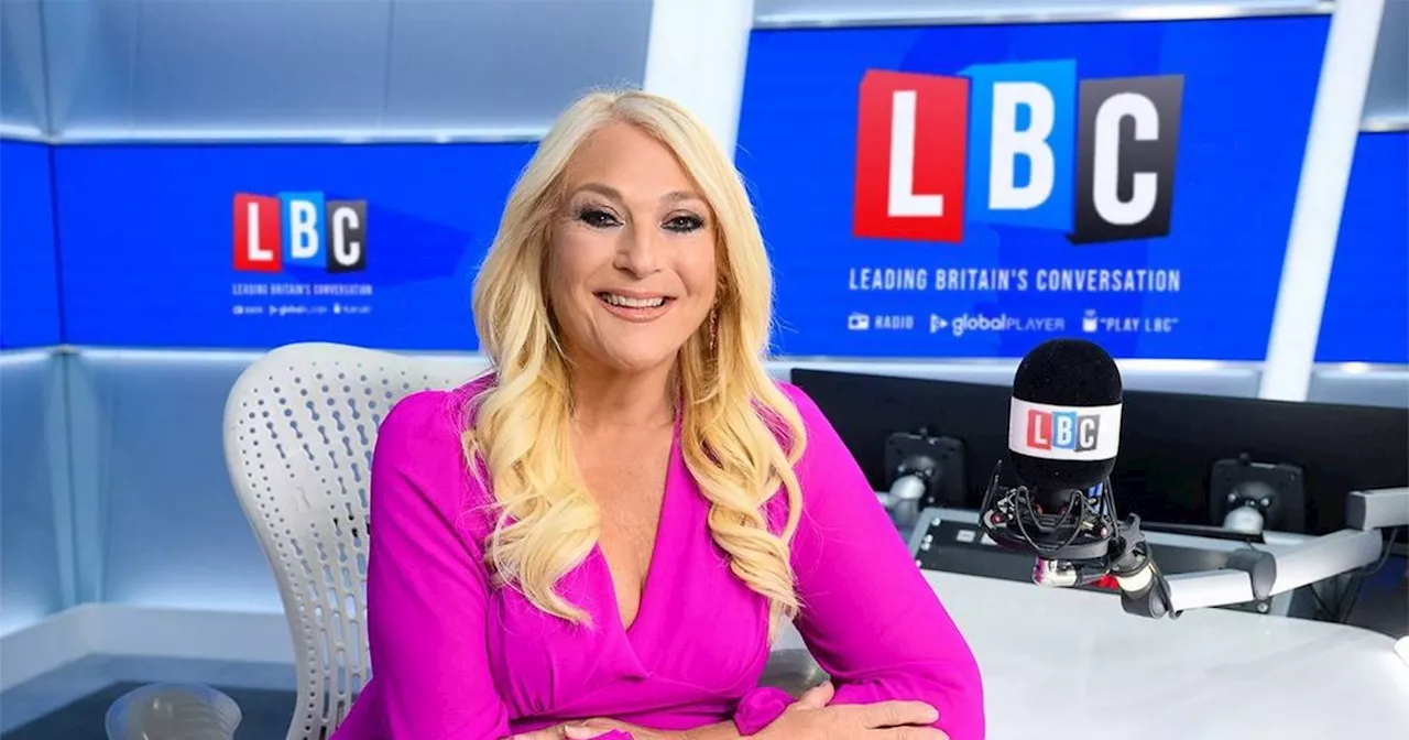 Vanessa Feltz takes over from Carol Vorderman's LBC show