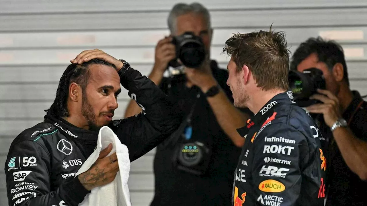 F1. Pour Lewis Hamilton, la conduite de Max Verstappen est aussi dangereuse qu’en 2021