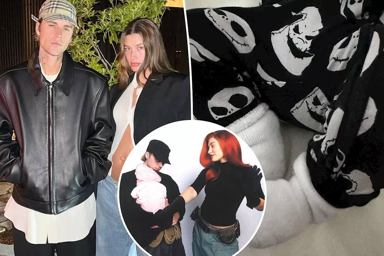 Hailey and Justin Bieber dress baby Jack Blues in costume for first Halloween: See the pics