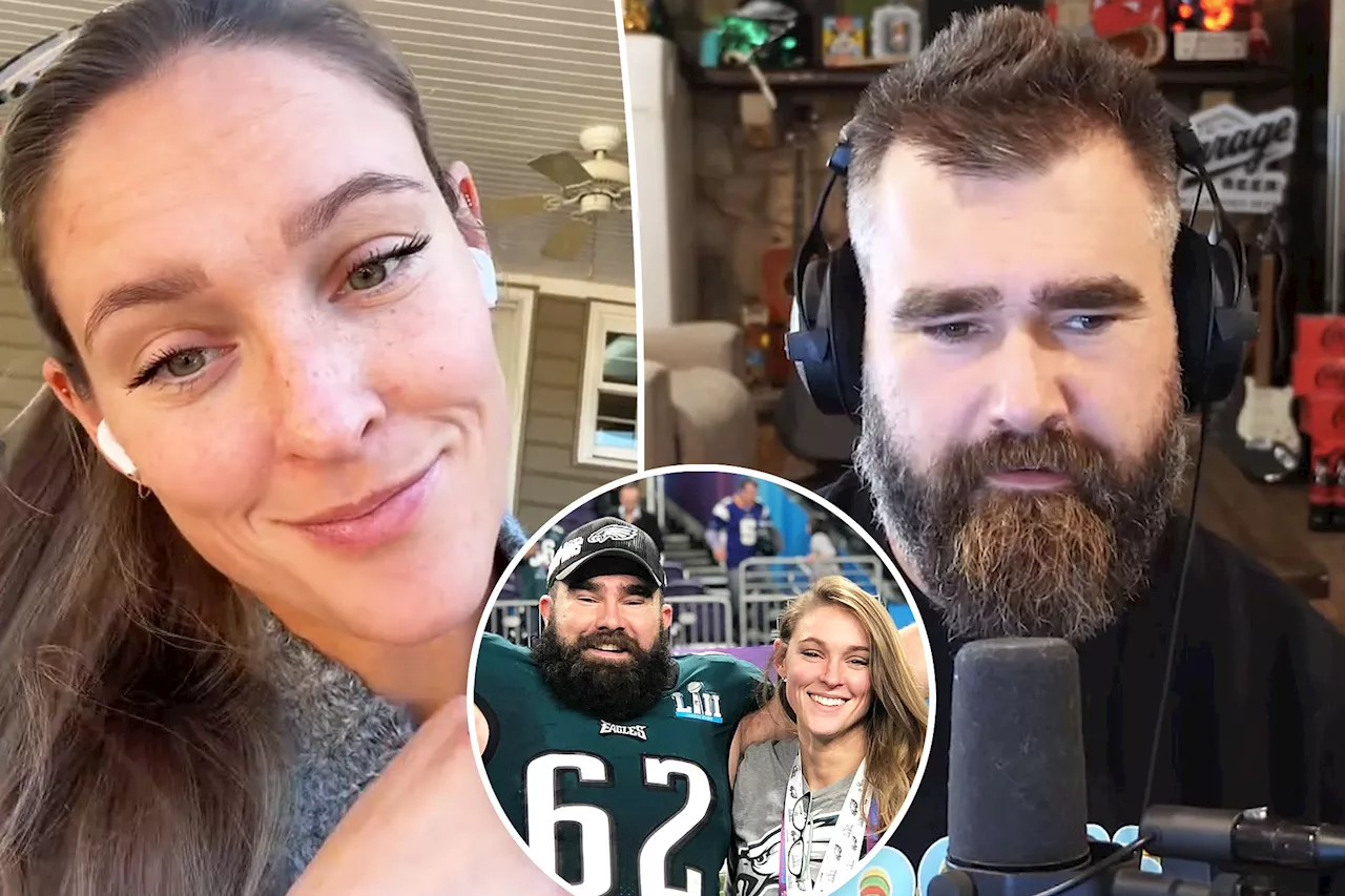 Kylie Kelce calls out husband Jason for 'dumbass' advice on how to avoid dry spells in the bedroom