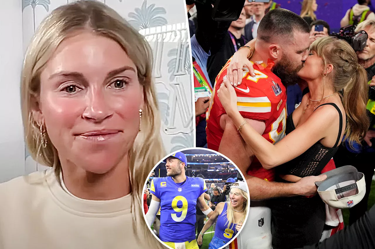 NFL WAG Kelly Stafford admits Taylor Swift and Travis Kelce attention made her 'jealous'