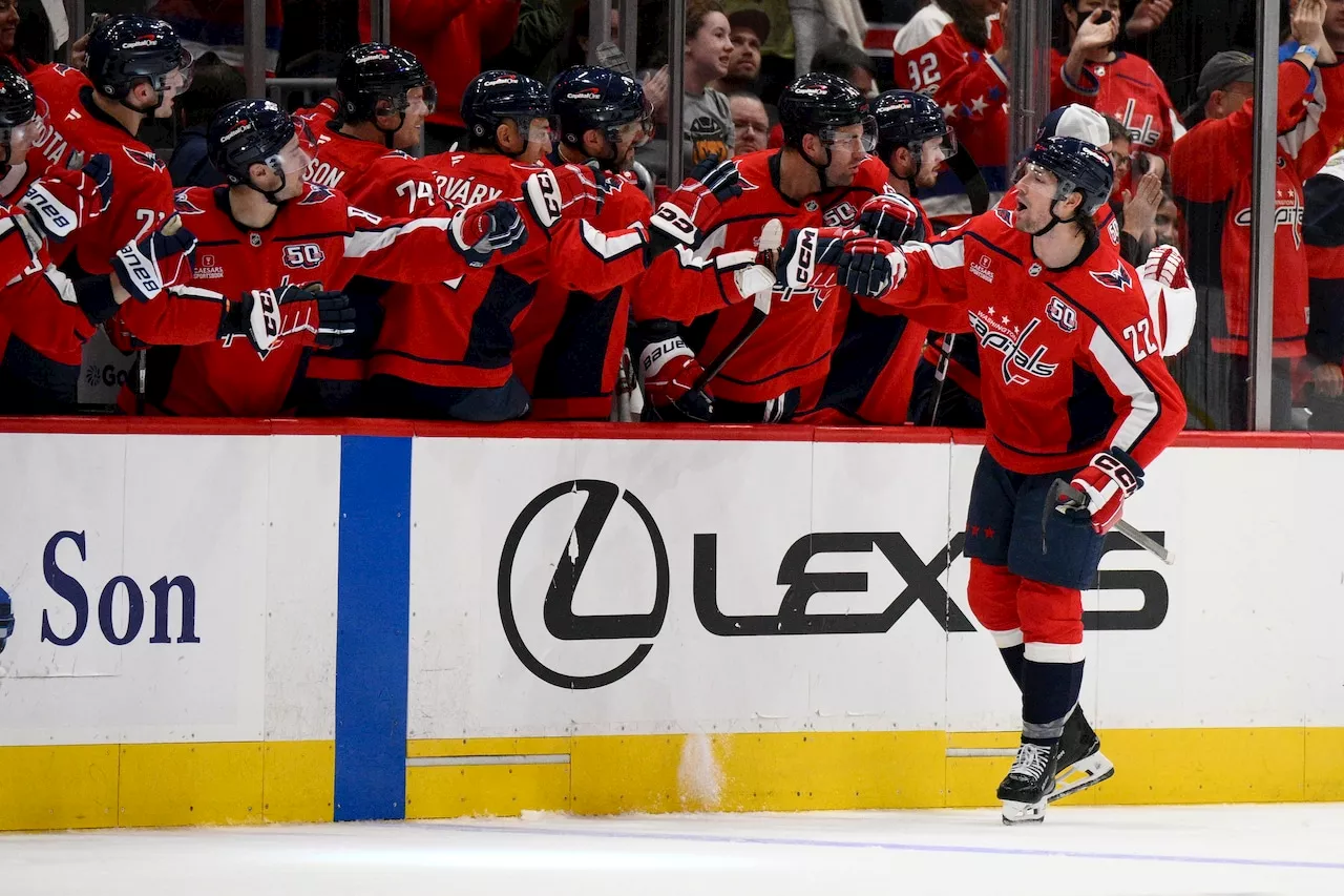 Ovechkin scores his 858th goal, adds 2 assists as Capitals beat the Canadiens