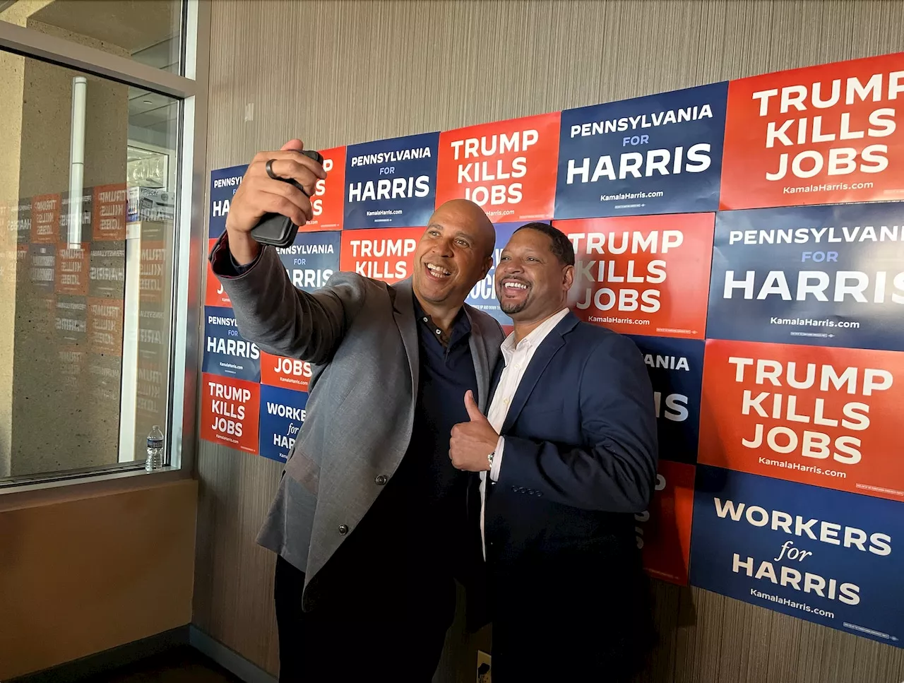 Sen. Cory Booker touts Harris' economic plan at Harrisburg campaign stop