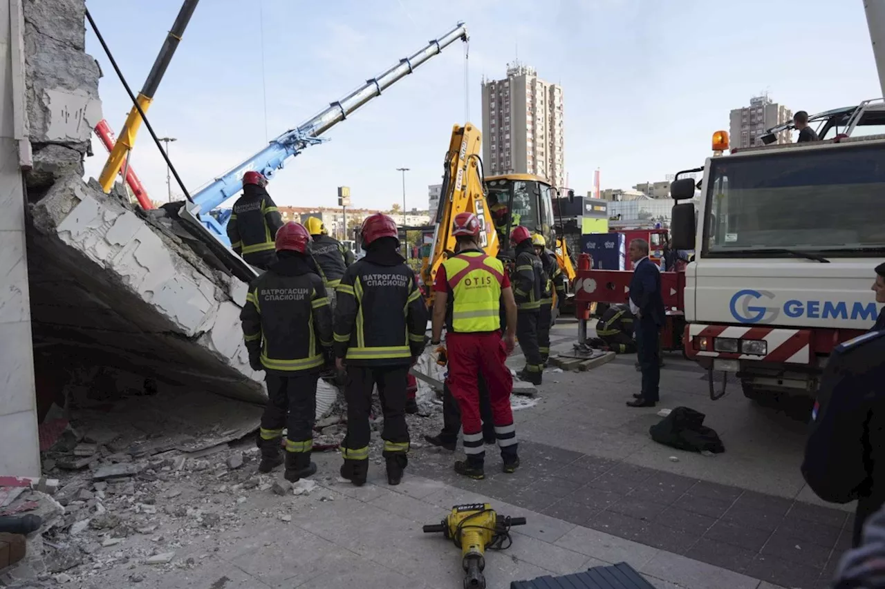 Roof collapse at Serbian railway station kills at least 13