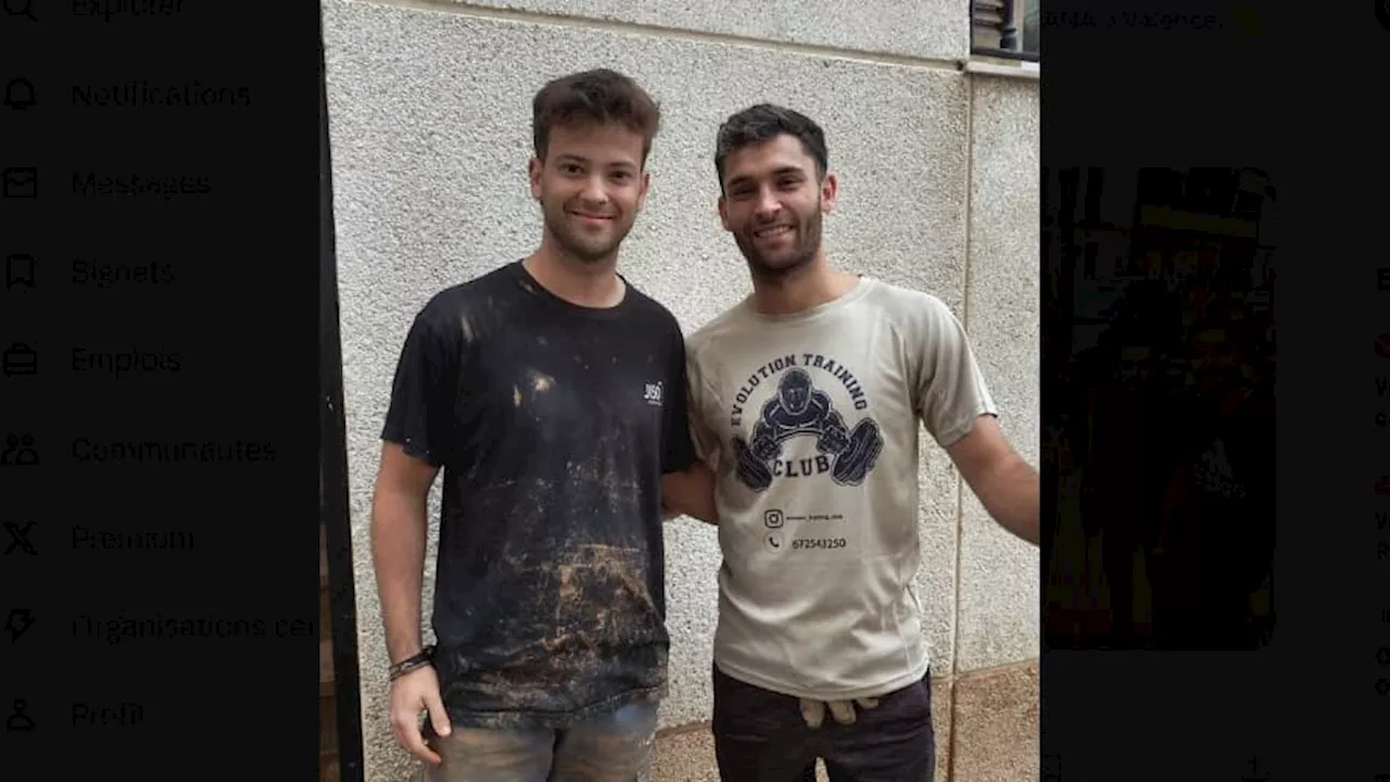 Inondations en Espagne: les joueurs de Valence viennent en aide à la population après les terribles...