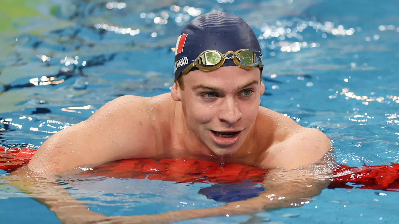 Natation: 'C'était tellement amusant', Léon Marchand savoure son record du monde du 200m 4 nages