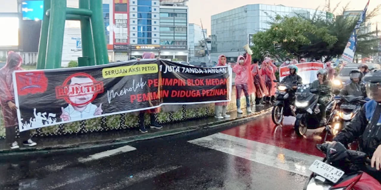 Demo di Medan, Mahasiswa Menolak Calon Pemimpin Amoral dan Terlibat Kasus Tambang