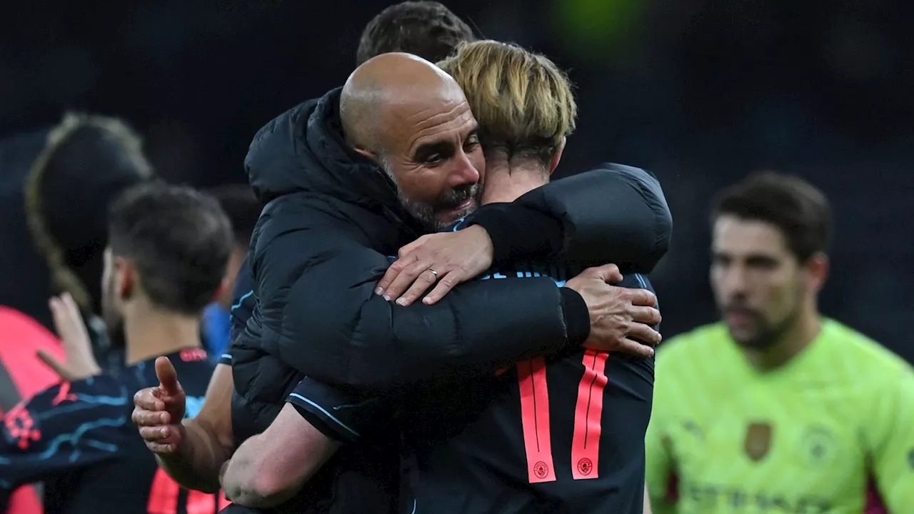 Toujours aussi énigmatique, Pep Guardiola donne quelques nouvelles du blessé Kevin De Bruyne