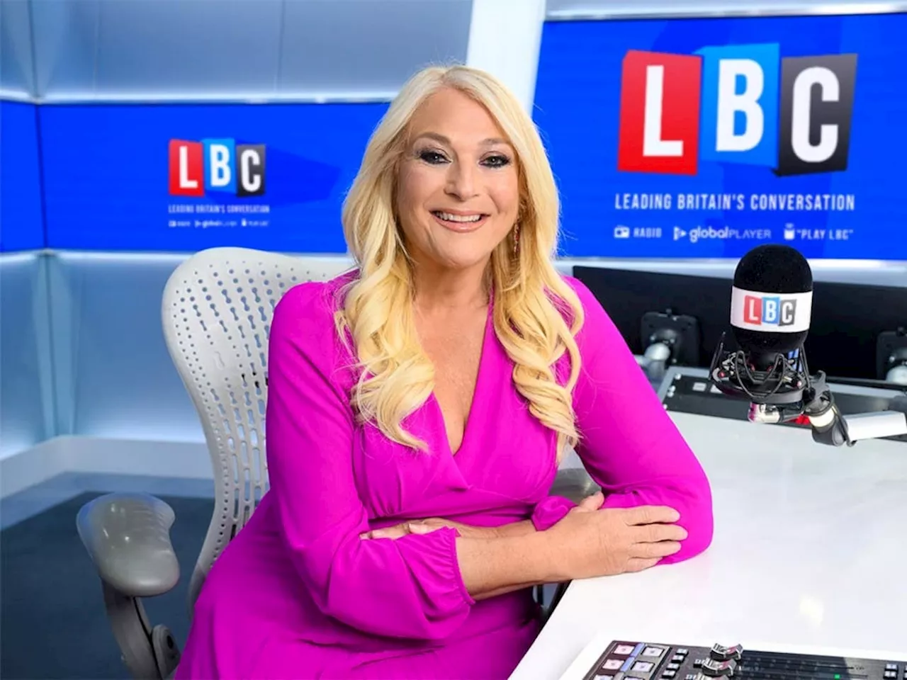 Vanessa Feltz replaces Carol Vorderman’s Sunday slot on LBC