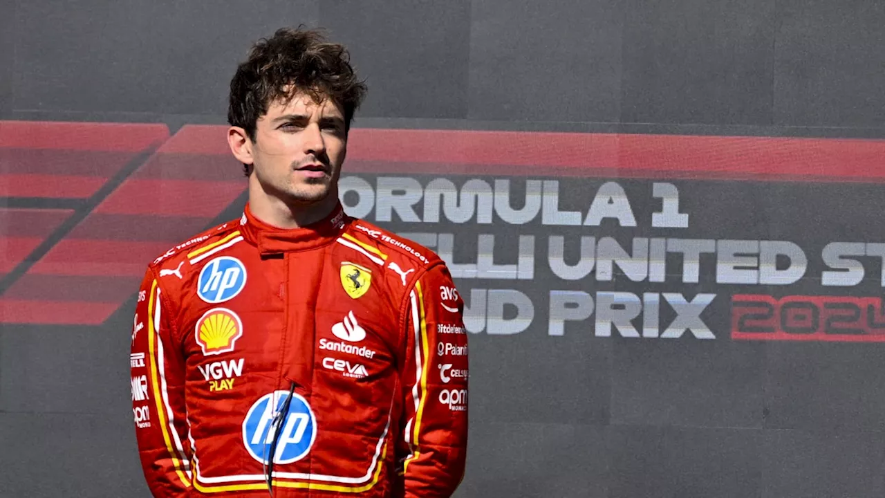 Charles Leclerc Receives Punishment for Cursing at Conference Following in Max Verstappen's Footsteps