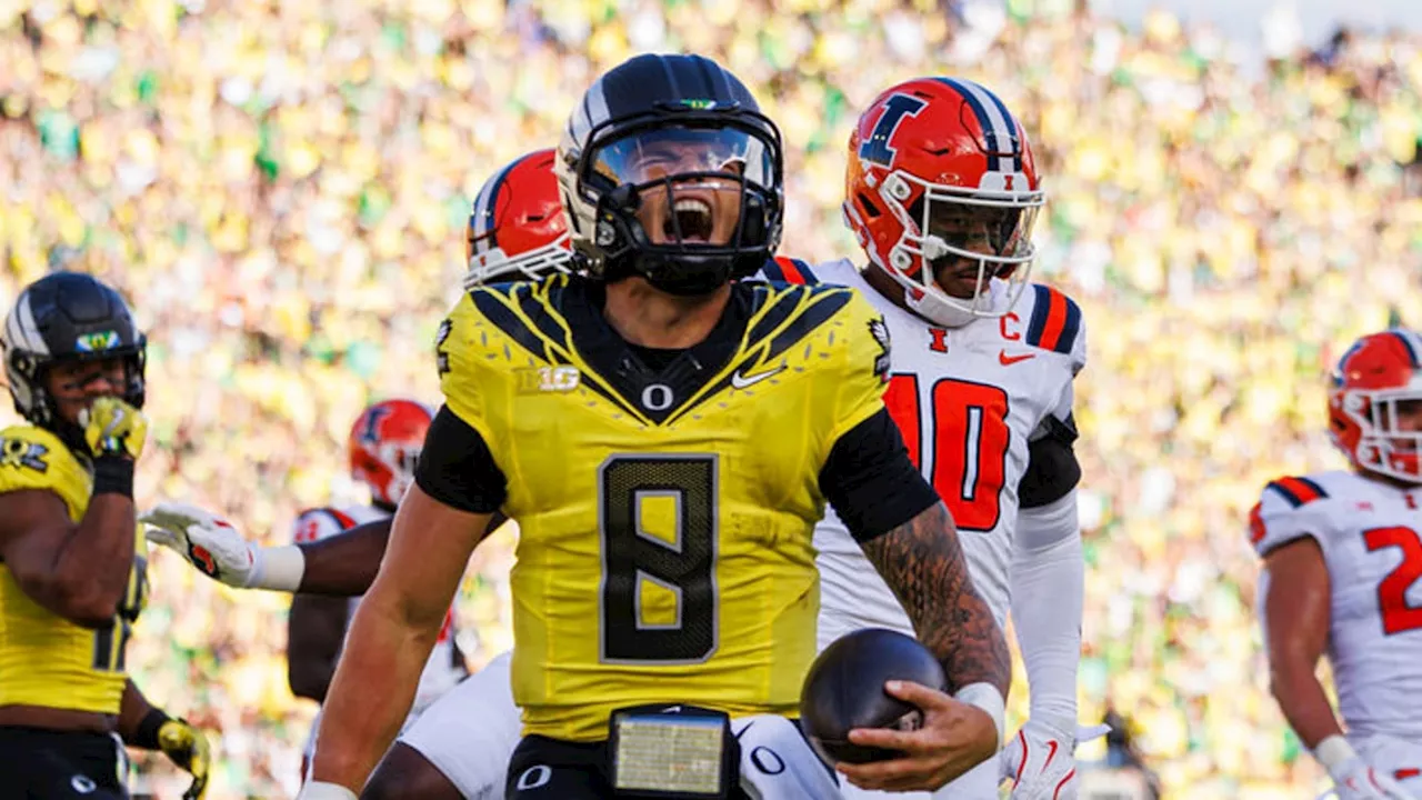 Oregon Ducks' Tez Johnson Reveals What Makes Quarterback Dillon Gabriel 'Rare'