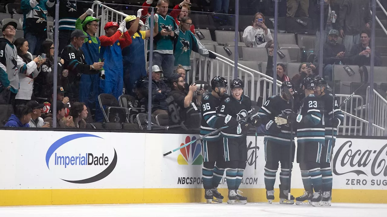 San Jose Sharks Rookie Scores First Goals in Dramatic Fashion