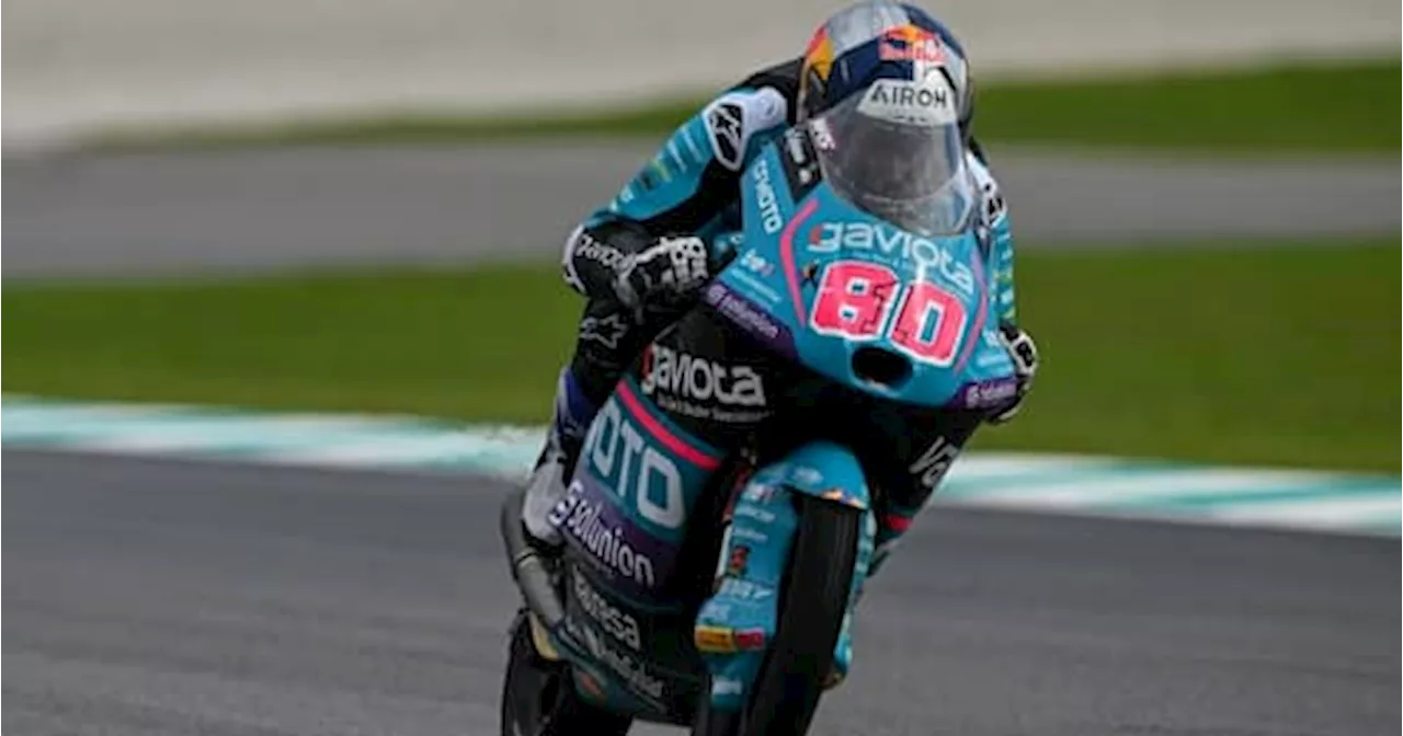 Moto3, GP Malesia: David Alonso il migliore nel venerdì di Sepang. 12° Lunetta