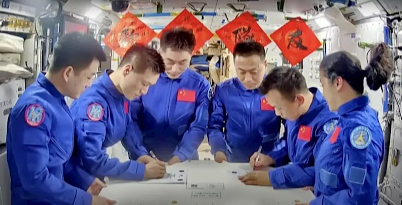 China's Shenzhou 19 astronauts take the reins of Tiangong space station (video)