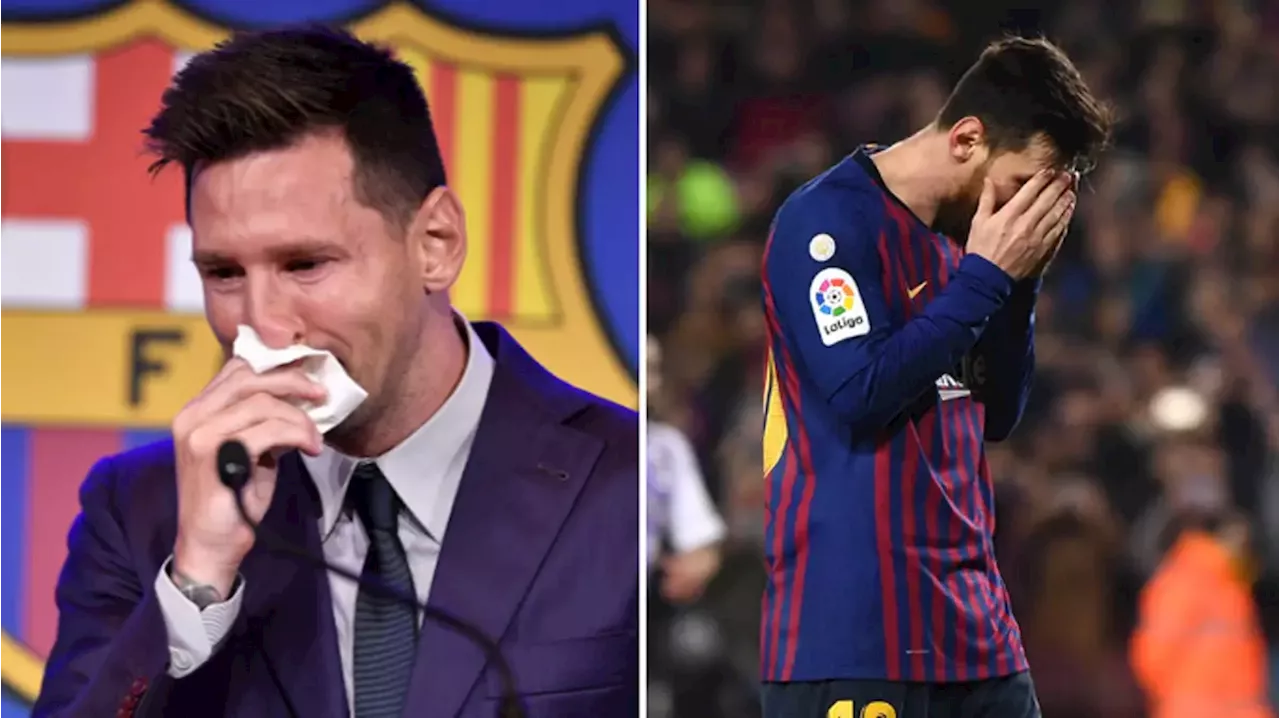 Lionel Messi cried in the dressing room after most damaging defeat of his club career