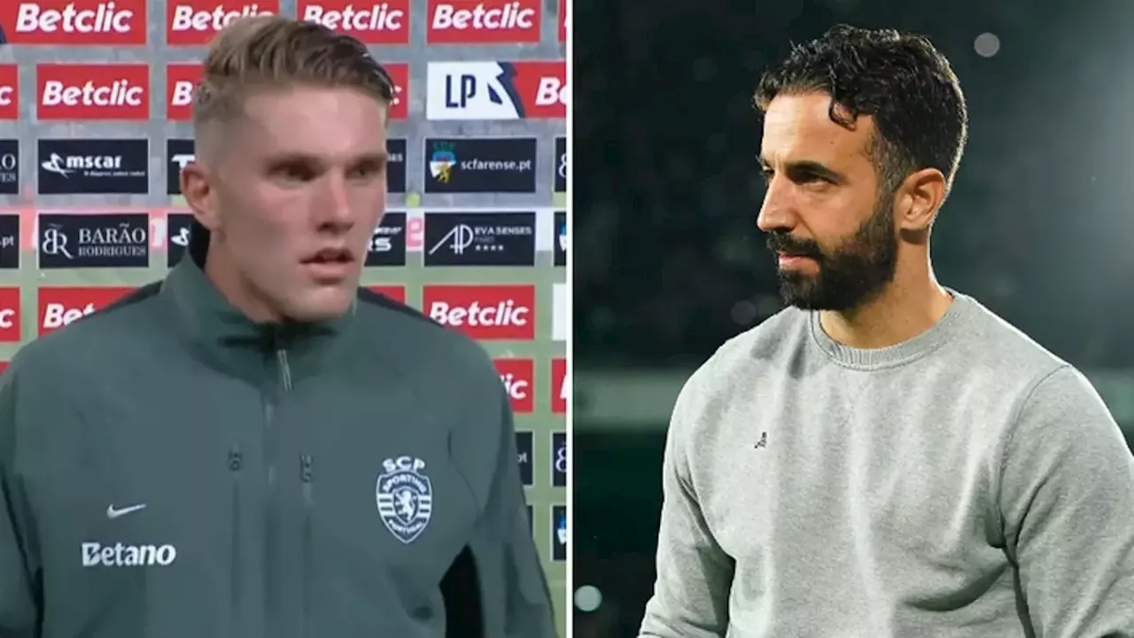 Viktor Gyokeres drops hint on whether he will follow Ruben Amorim to Man Utd after four-goal haul for Sporting