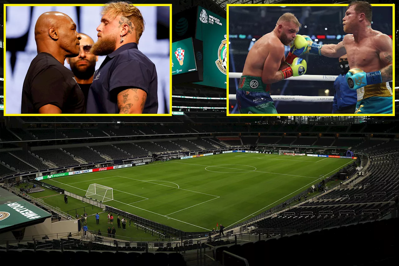 Mike Tyson and Jake Paul to fight at $1 billion stadium that saw Canelo break boxing record and shatter...