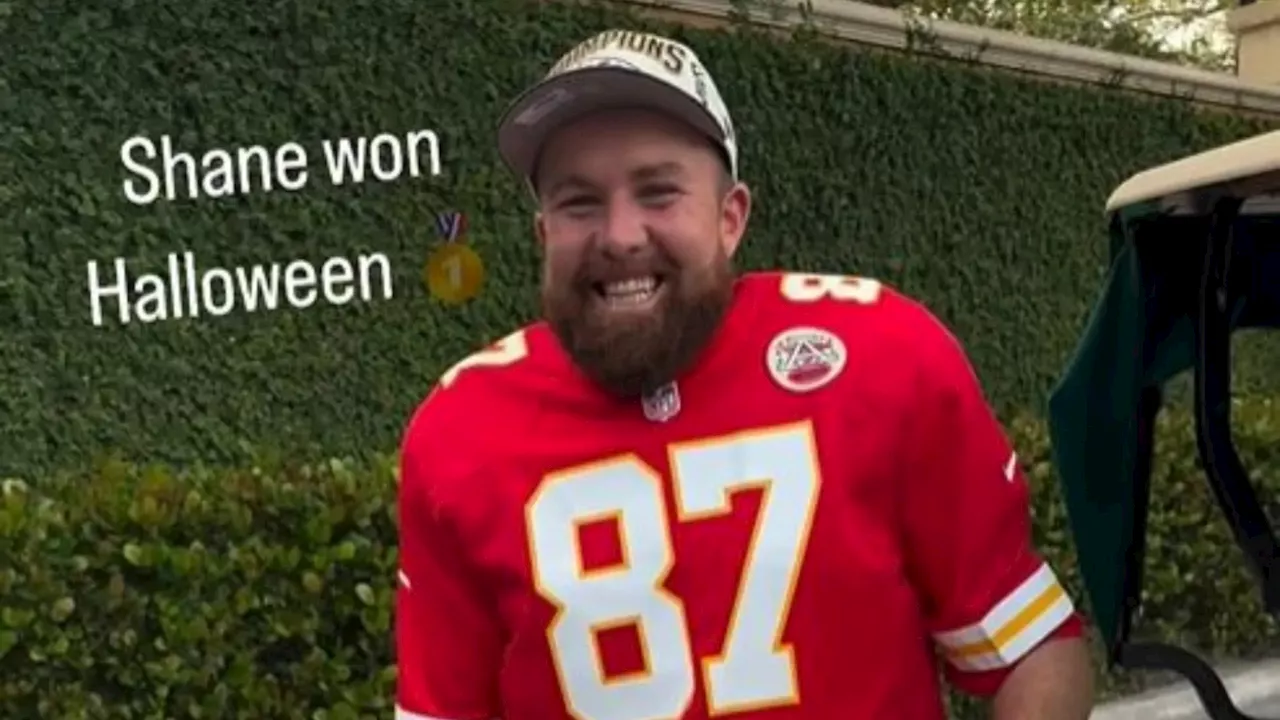 Shane Lowry dresses as Travis Kelce while Luke Donald sends Ryder Cup warning with Halloween costume...