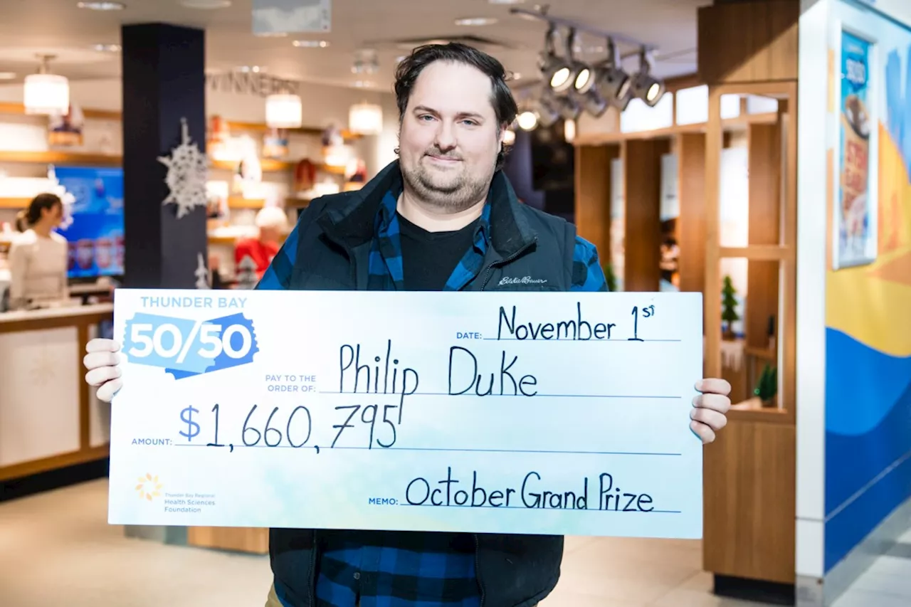 Thunder Bay man is $1,660,795 richer