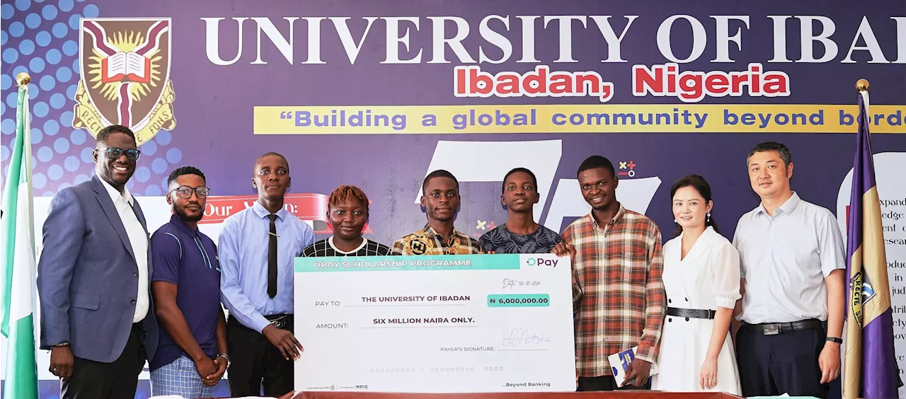 OPay partners with university of Ibadan to launch 10-year scholarship initiative