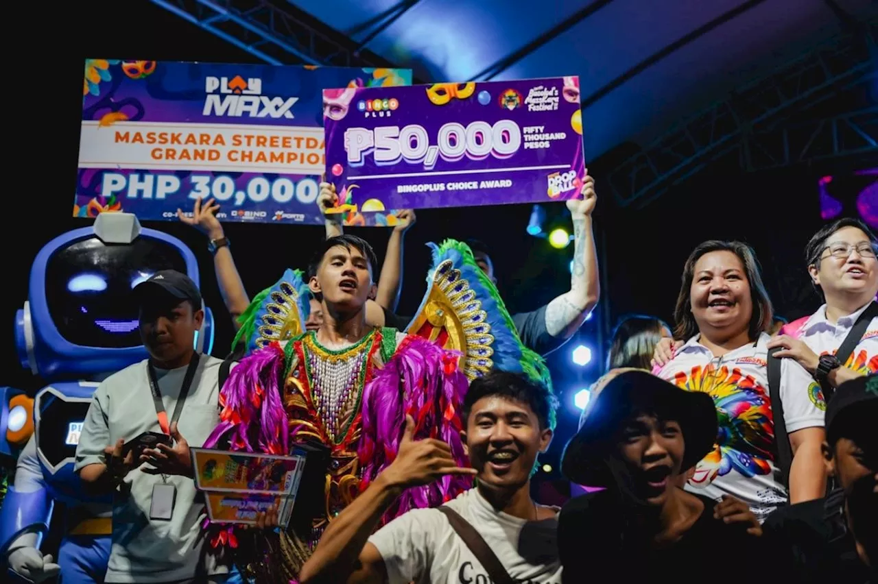 BingoPlus, ArenaPlus brings smiles and enjoyment to the Masskara Festival 2024