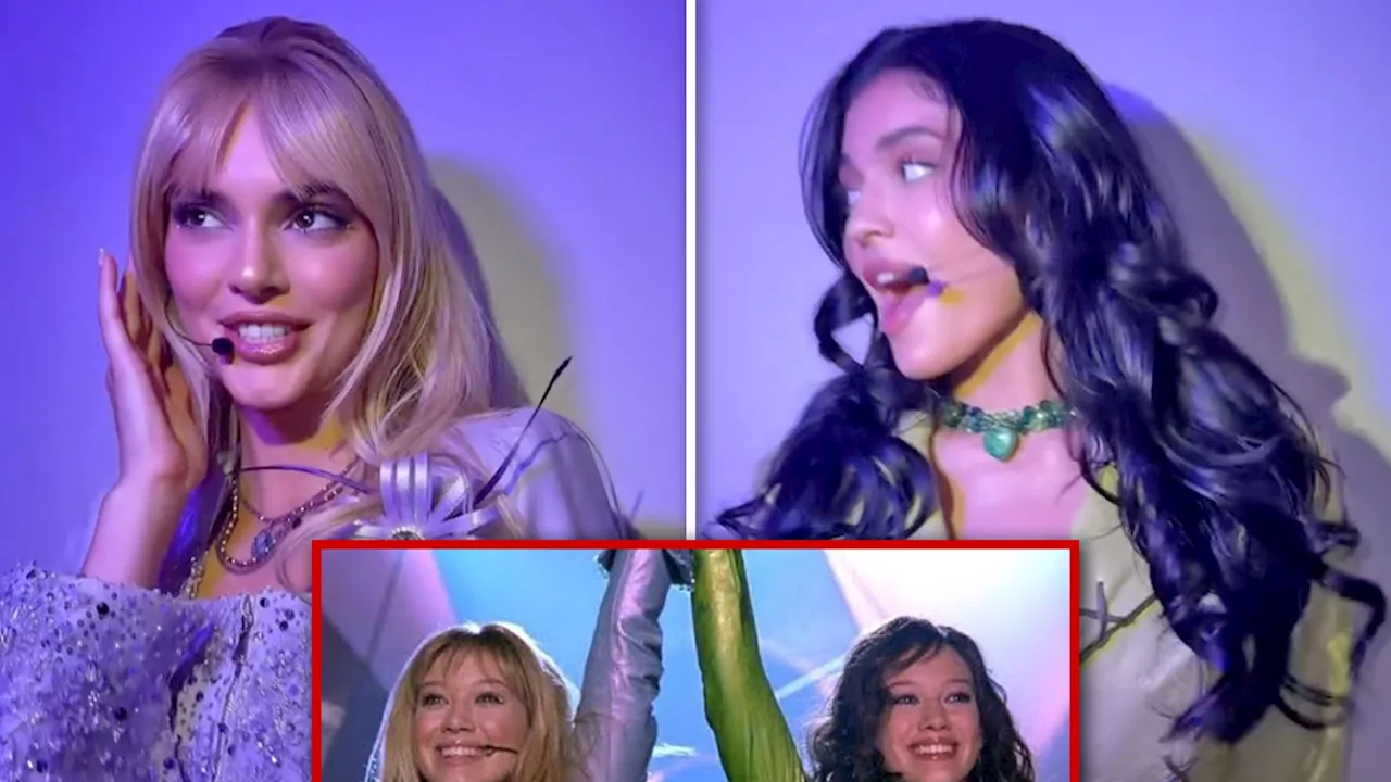 Kendall & Kylie Jenner Recreate Iconic 'Lizzie McGuire' Scene for Halloween