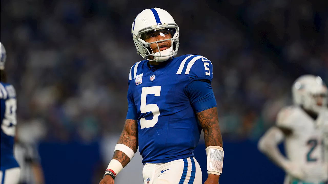 Colts QB Richardson needs more time to develop raw talent